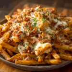 Dirty Chicken and Bacon Loaded Fries