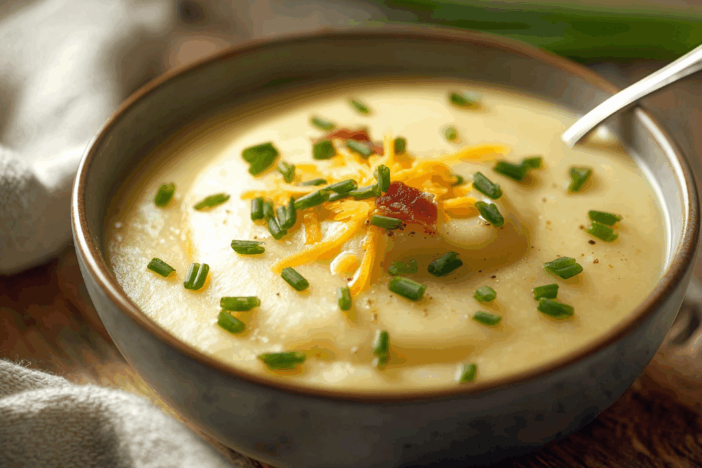 Sunday Night Mashed Potato Soup