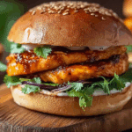 Hot Chili Chicken Burgers