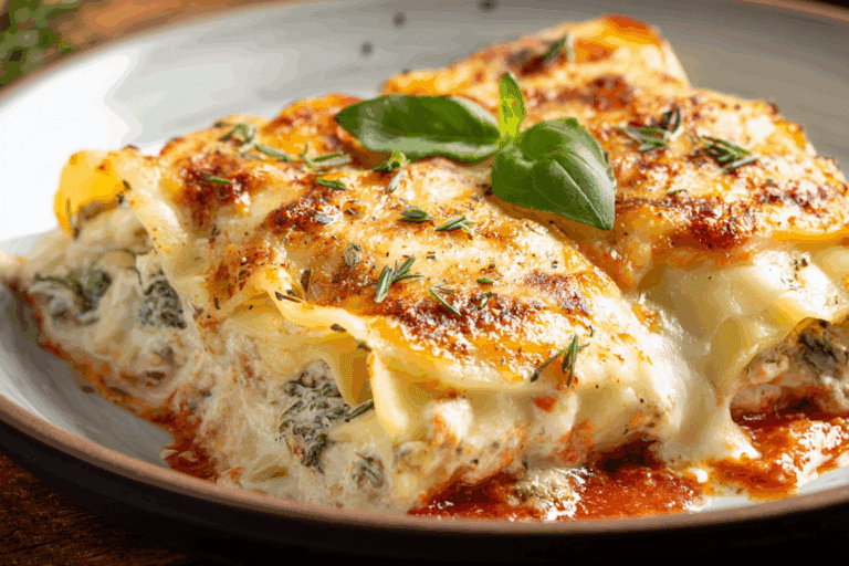 Creamy Rose Cannelloni