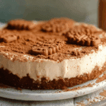 Vanilla Biscoff No Bake Cheesecake