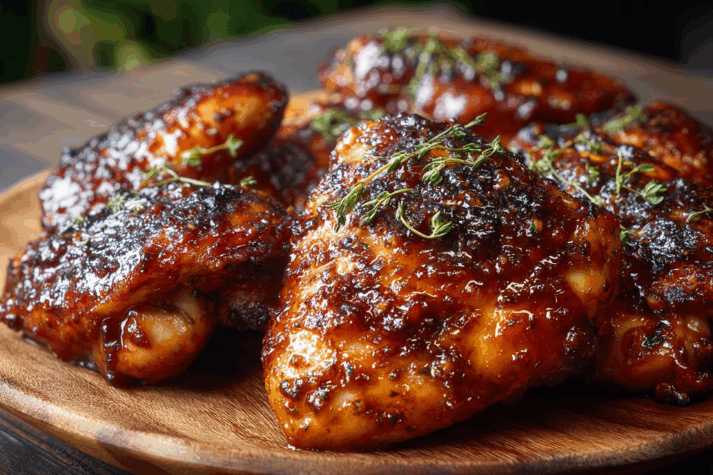Scotch Bonnet Glaze Chicken