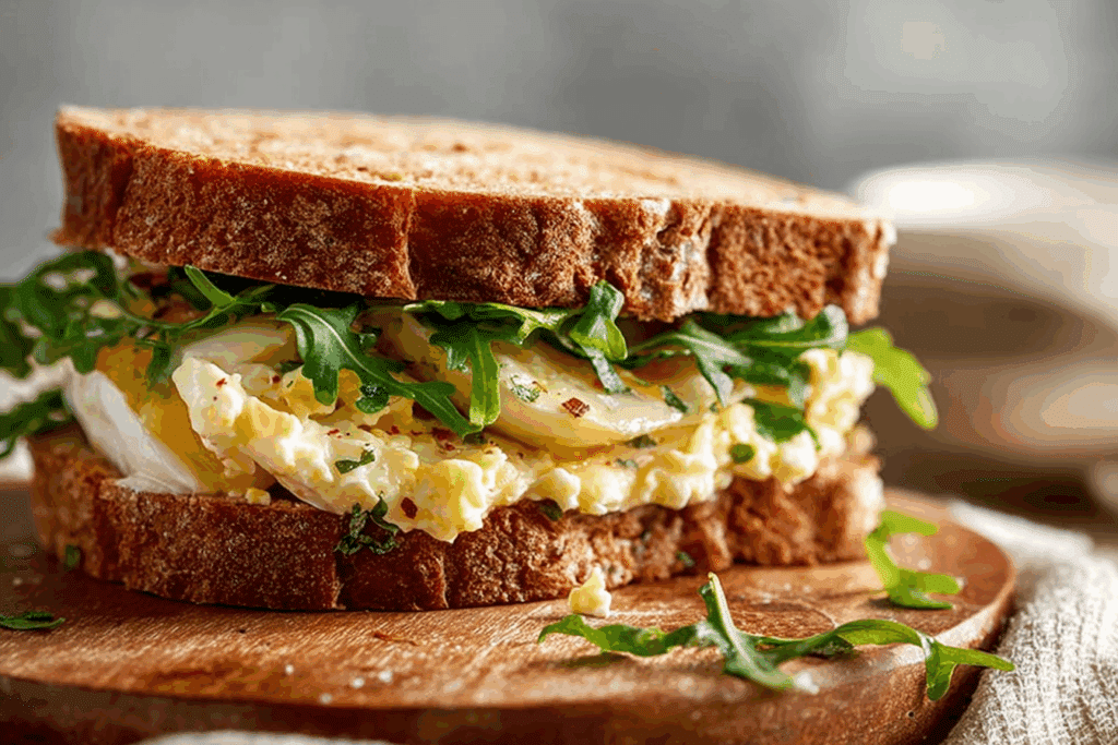 Healthy Easy Egg Sandwich