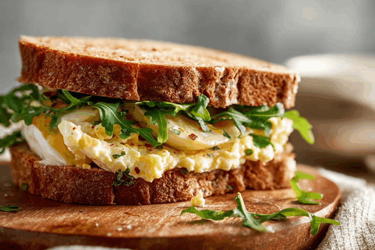 Healthy Easy Egg Sandwich