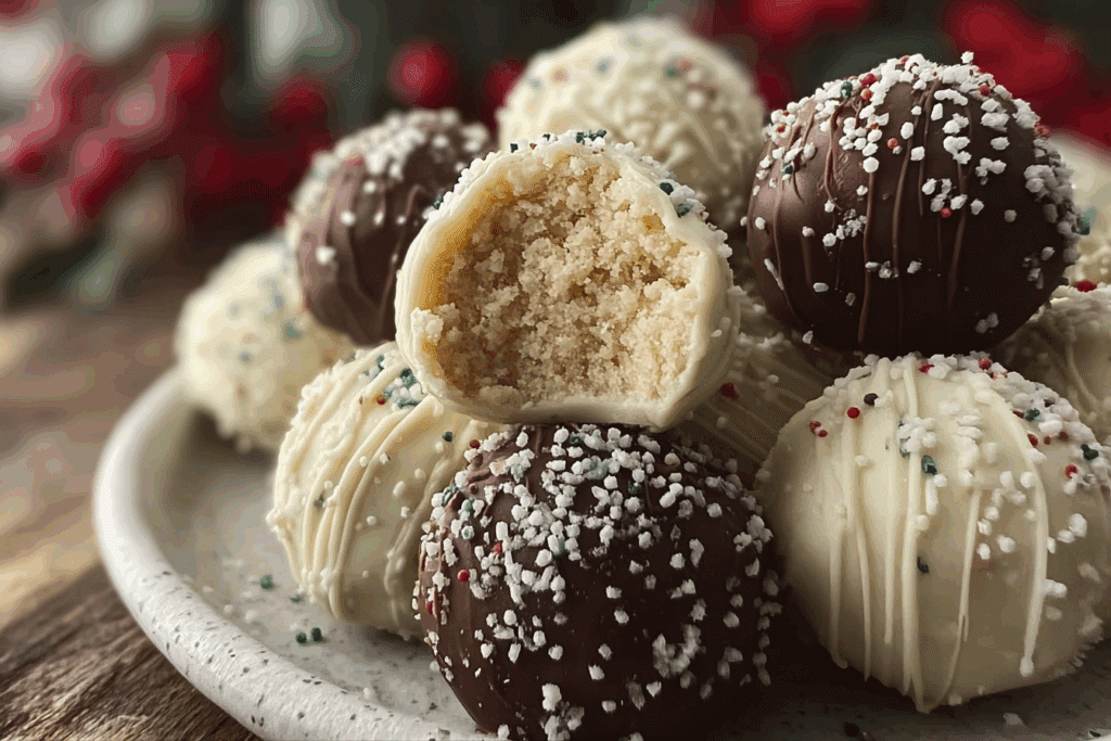 Sugar Cookie Truffles