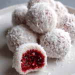 Raspberry Raffaello Balls