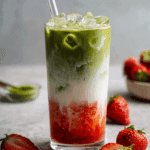 Strawberry Matcha Latte