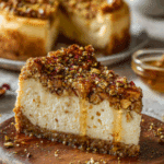 Baklava Cheesecake Slice