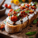 Burrata Caprese Sandwich with Cherry Tomato Confit