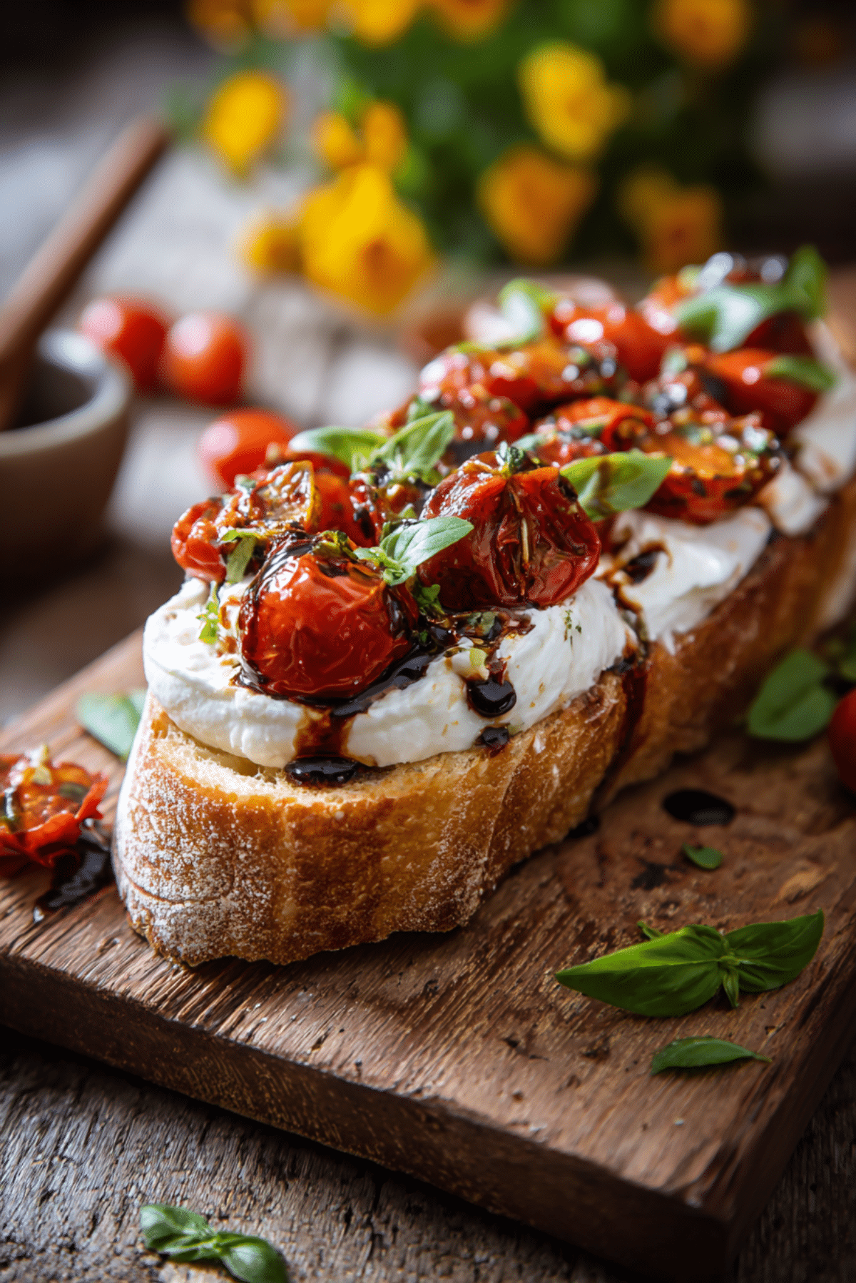 Burrata Caprese Sandwich with Cherry Tomato Confit