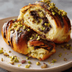 Chocolate Pistachio Twisted Brioche