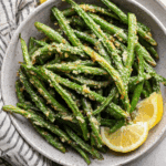 Garlic Parmesan Roasted Green Beans