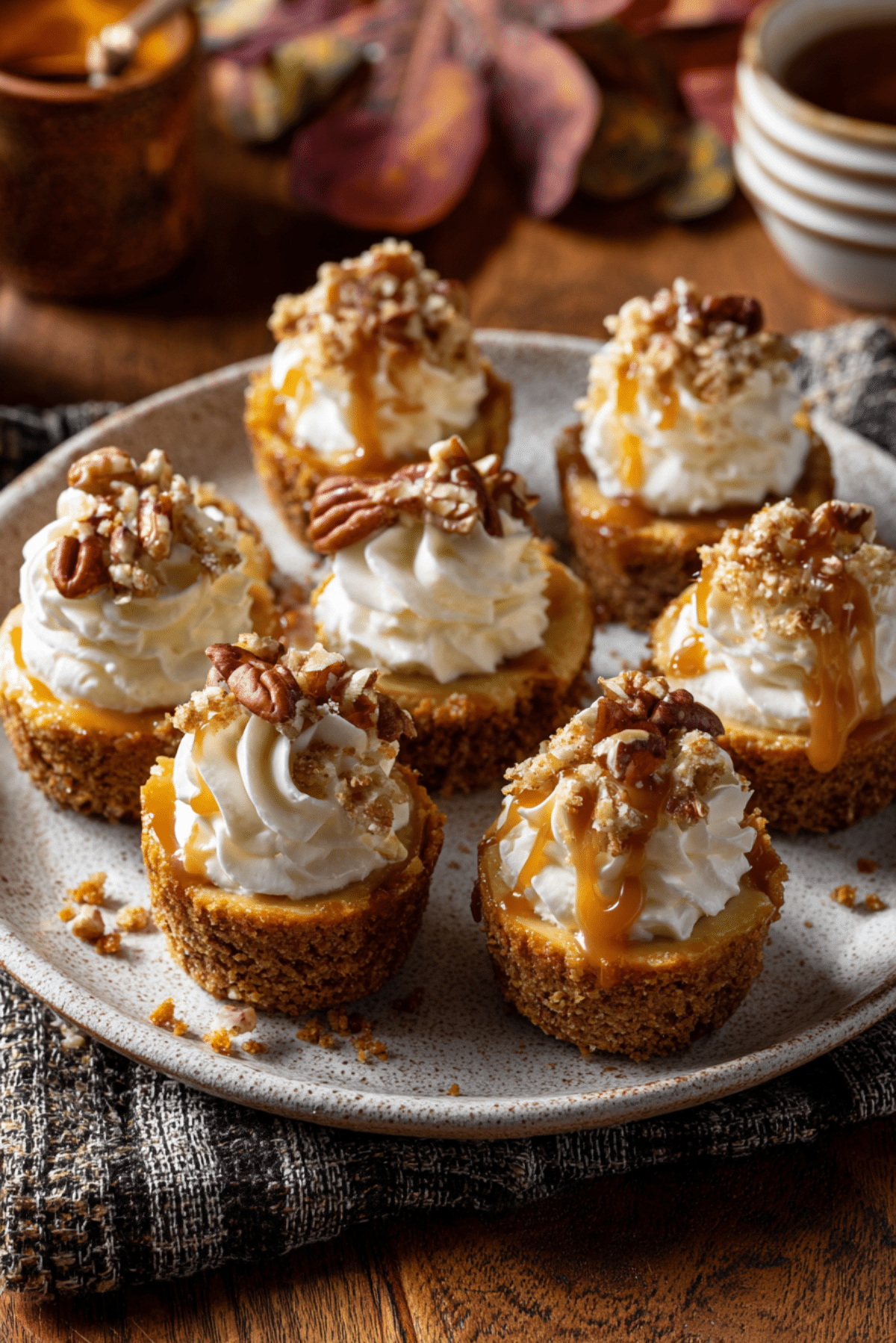 Mini Pumpkin Cheesecake Bites