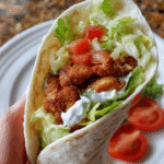 KFC Style Crispy Chicken Twister Wraps