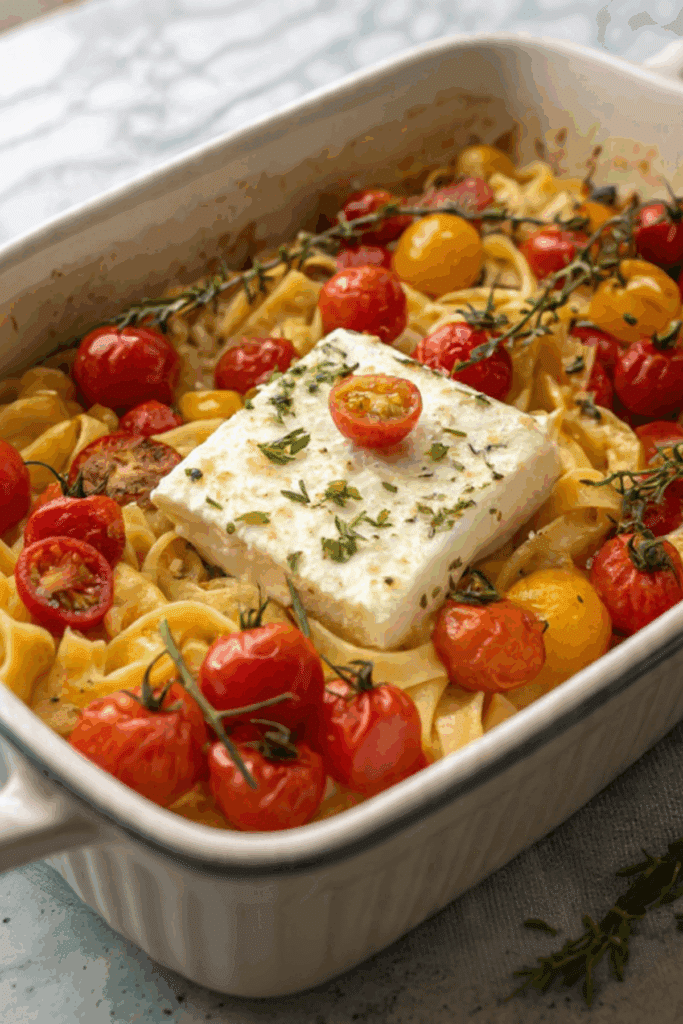 Baked Feta Pasta