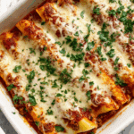 Cannelloni with Cheese & Ground Beef