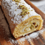 Custard Baklava Roll