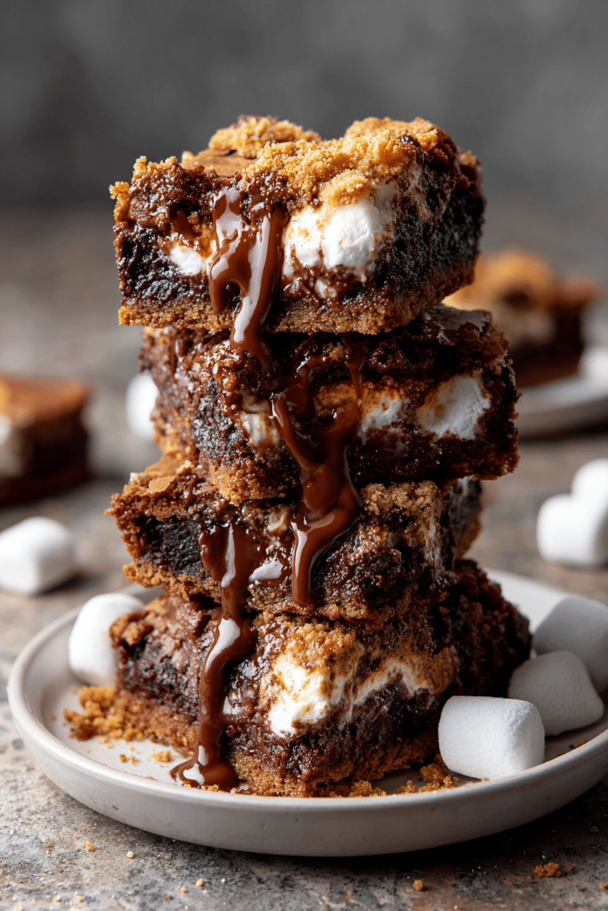 Brown Butter S’mores Brownies