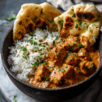 Chicken Tikka Masala with Garlic Naan