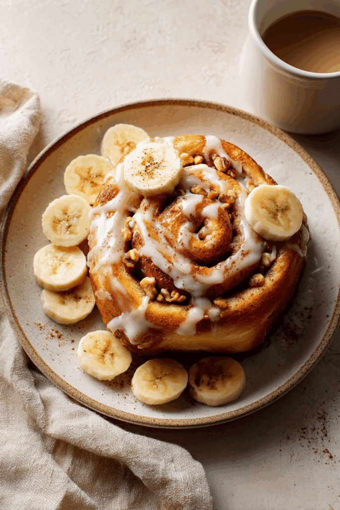 Banana Bread Cinnamon Rolls