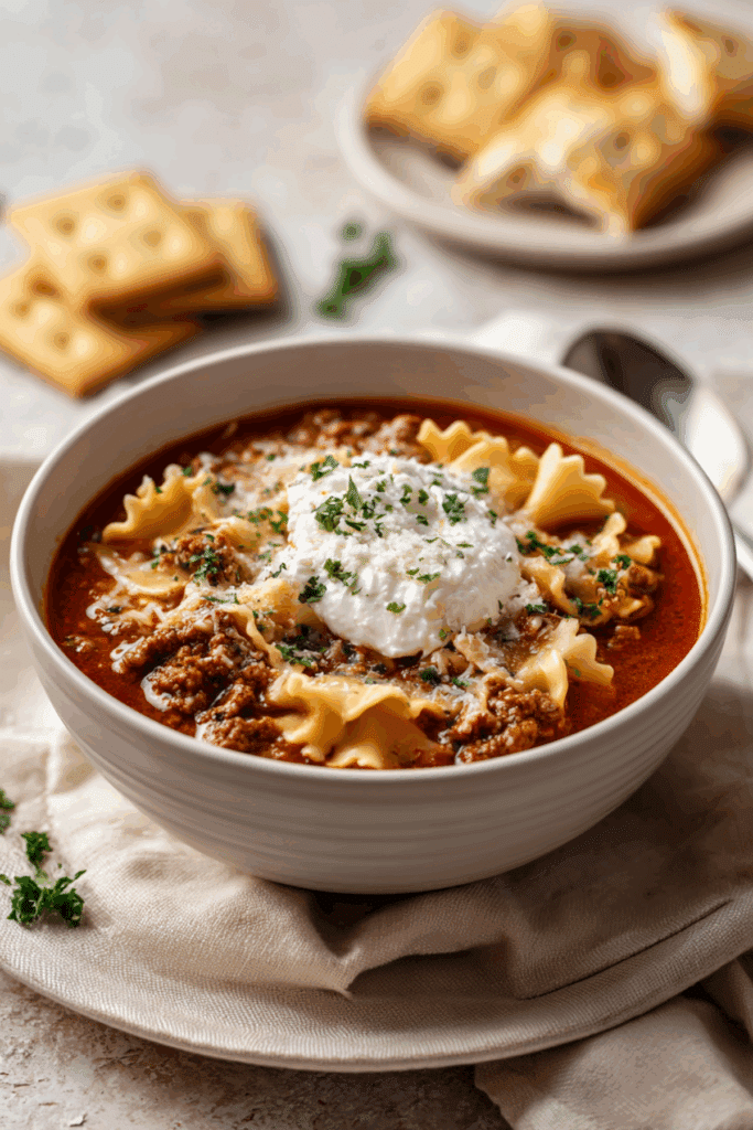 Lasagna Soup