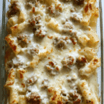 Sausage Alfredo Bake