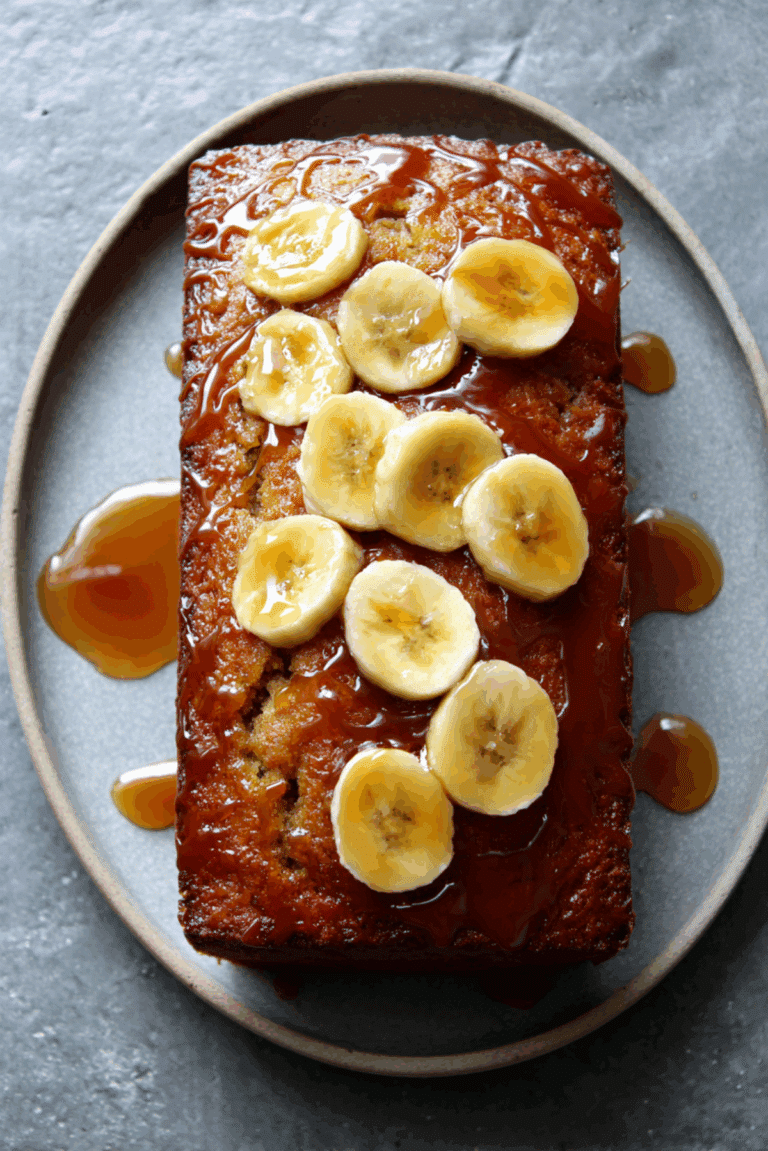 Upside Down Banana Bread