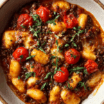 One-Pan Tomato & Gnocchi Bake