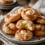 Eggnog Snickerdoodle Thumbprint Cookies