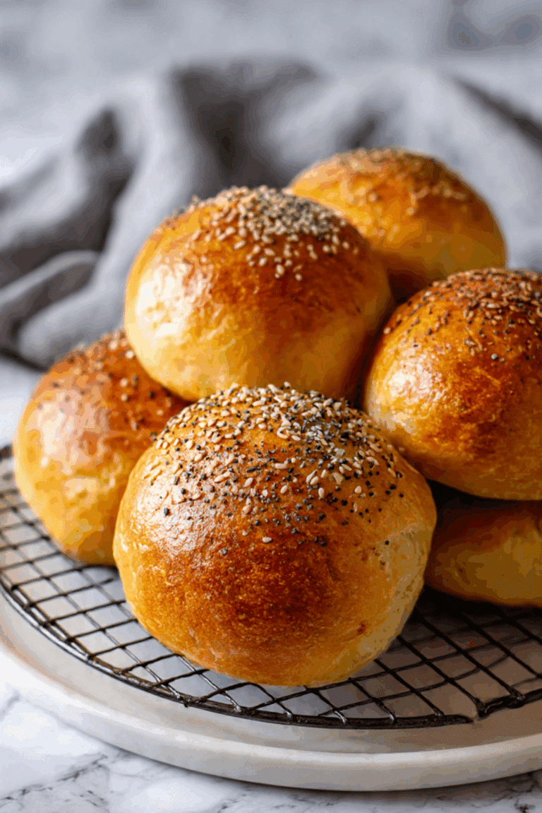 No-Yeast European Breakfast Rolls (Gluten-Free & Protein-Rich)