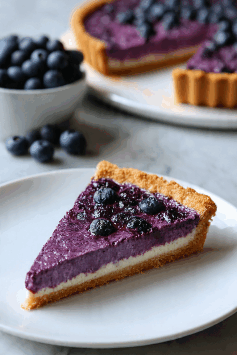 Blueberry Ricotta Tart
