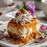 Sweet Potato Caramel Poke Cake
