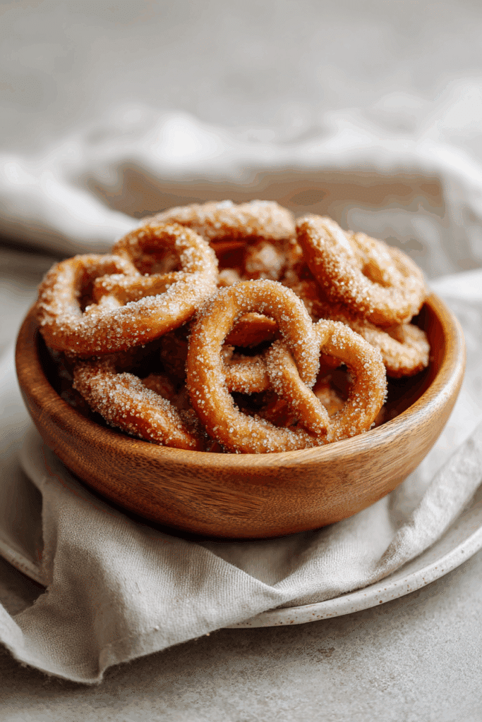 Pumpkin Cinnamon Sugar Soft Pretzels