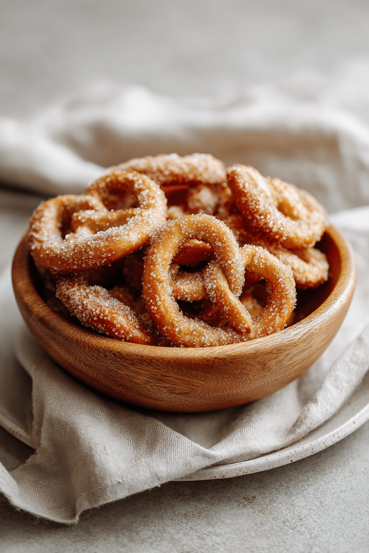 Pumpkin Cinnamon Sugar Soft Pretzels
