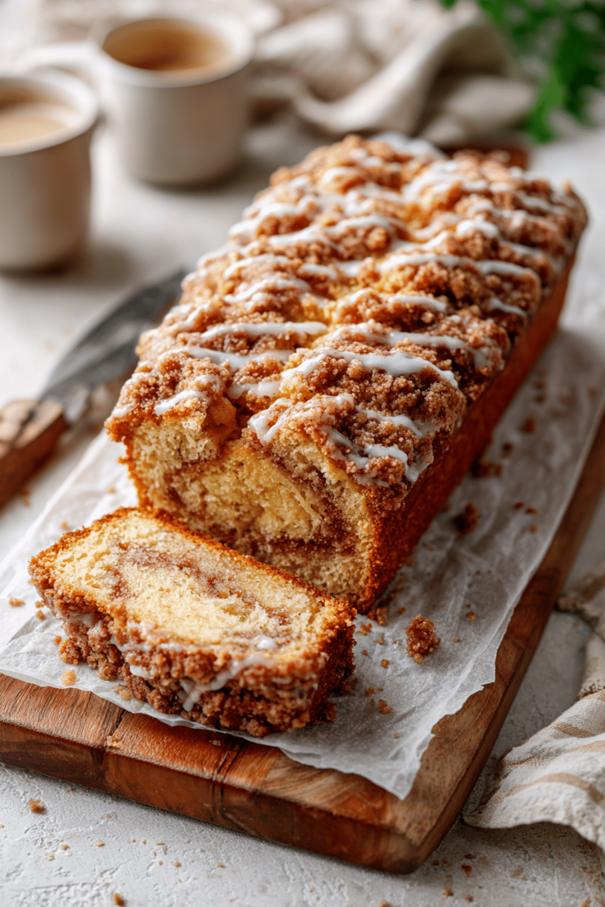 Cinnamon Streusel Bread