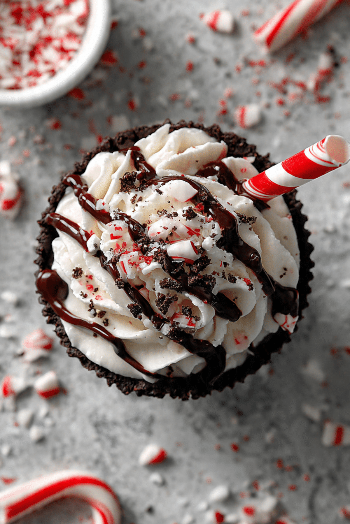 Peppermint Mocha Cookie Cups