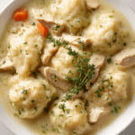 Chicken and Dumplings with Biscuits