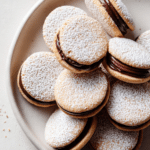 Hazelnut Shortbread Sandwich Cookies