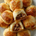 Sausage Apple Stuffed Biscuit Bites Recipe