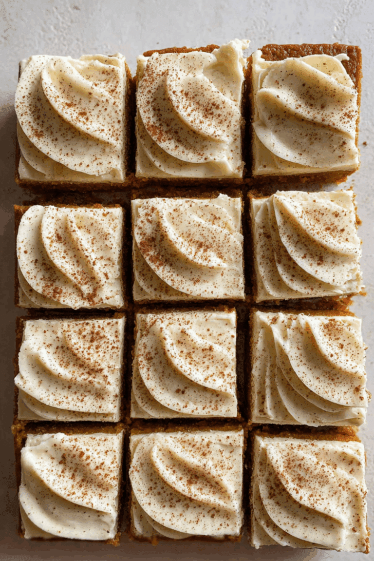 Sheet Pan Pumpkin Pie Bars