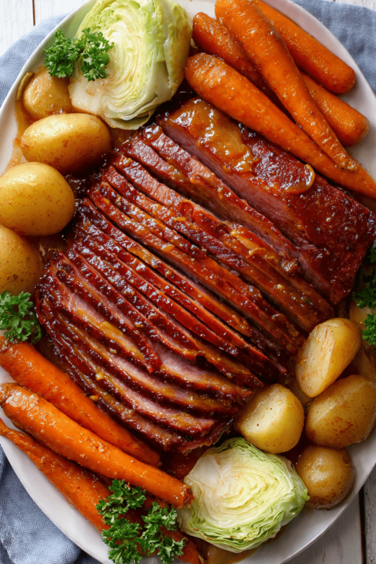 Tender Glazed Corned Beef