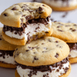 Chocolate Chip Cheesecake Cookie Sandwiches