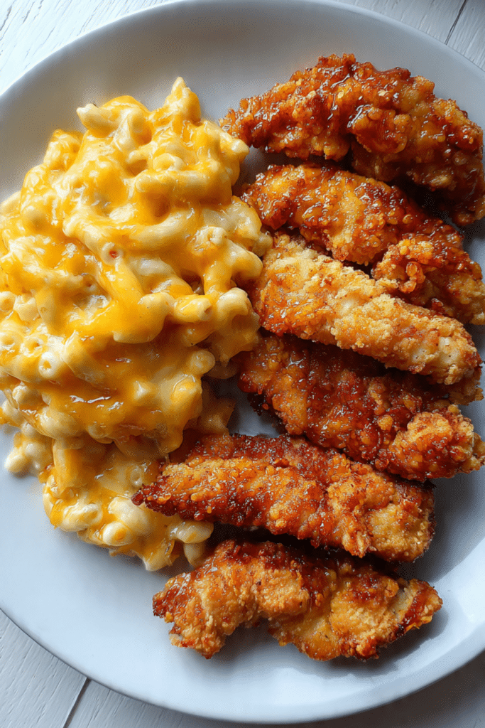 Hot Honey Chicken Parm with Cheesy Mash