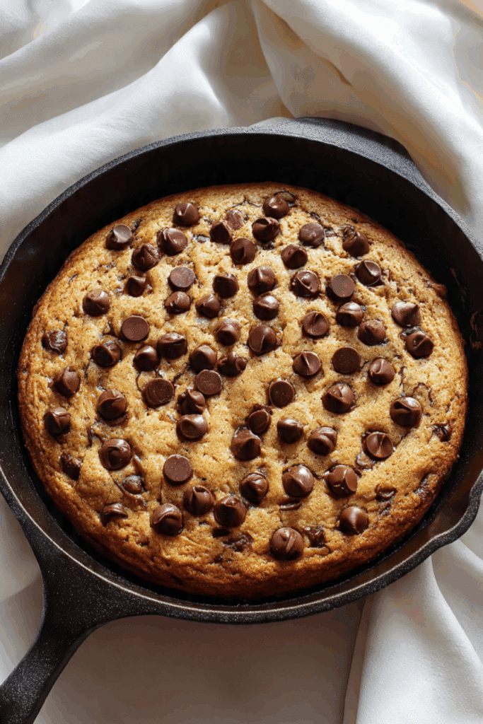 Pumpkin Caramel Cookie Skillet