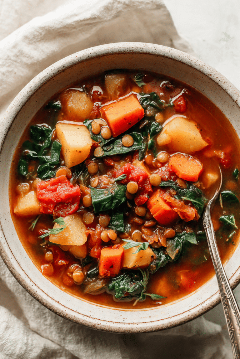 The Best Crockpot Lentil Soup