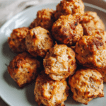 Spicy Sausage Balls with Cream Cheese