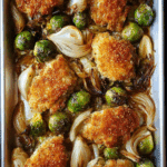 Sheet Pan Honey Dijon Crispy Chicken