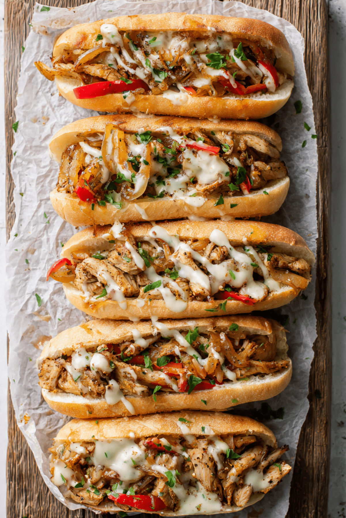Hot Honey Chicken Cheesesteak Melt
