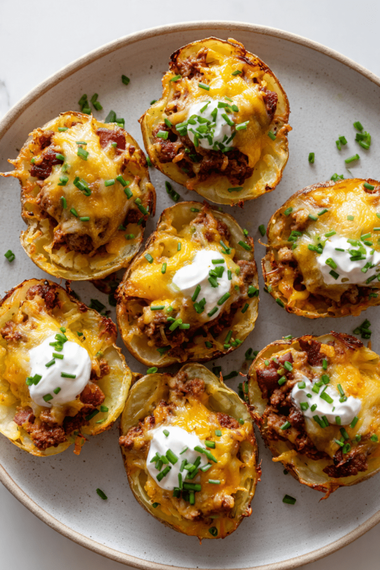 THE ULTIMATE LOADED POTATO SKINS