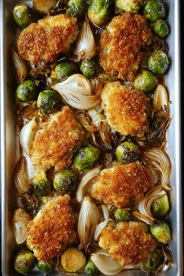 Sheet Pan Honey Dijon Crispy Chicken